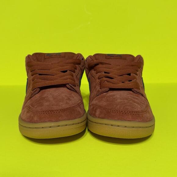 Nike SB Dunk Low Pro Burnt Sunrirse Orange Suede Gum Shoes HF3704-800 Size 6 Men main image 4